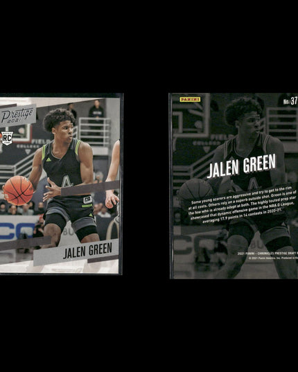 Jalen Green Houston Rockets Basketball 7-Card Lot Panini EX