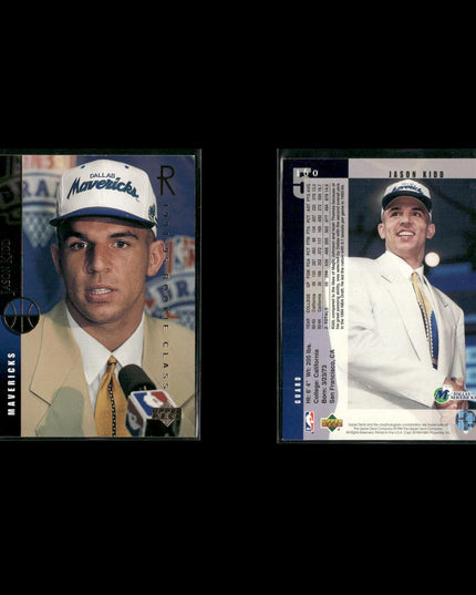 Jason Kidd New Jersey Nets Basketball 11-Card Lot Upper Deck EX