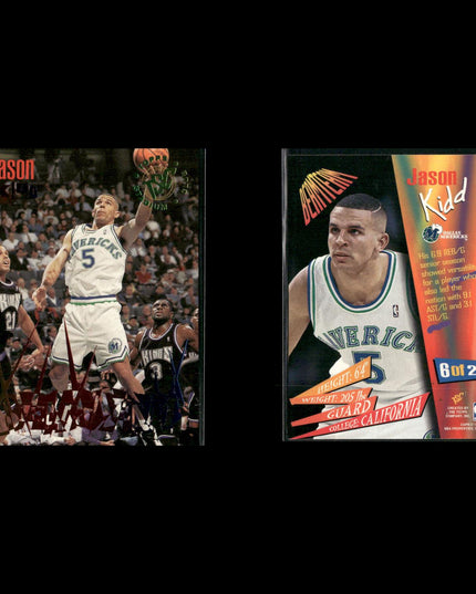 Jason Kidd New Jersey Nets Basketball 11-Card Lot Upper Deck EX