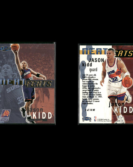 Jason Kidd New Jersey Nets Basketball 11-Card Lot Upper Deck EX