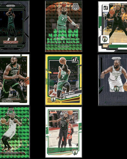 Jaylen Brown Boston Celtics Basketball 8-Card Lot Panini EX