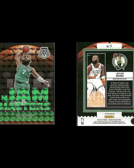 Jaylen Brown Boston Celtics Basketball 8-Card Lot Panini EX