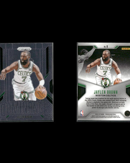Jaylen Brown Boston Celtics Basketball 8-Card Lot Panini EX