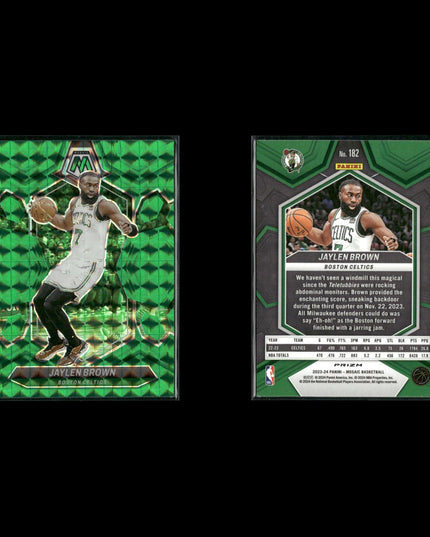 Jaylen Brown Boston Celtics Basketball 8-Card Lot Panini EX