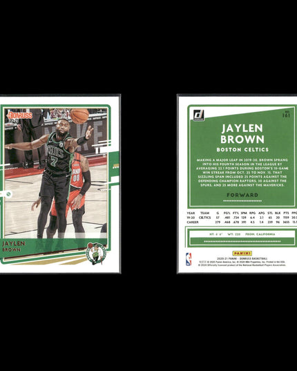 Jaylen Brown Boston Celtics Basketball 8-Card Lot Panini EX