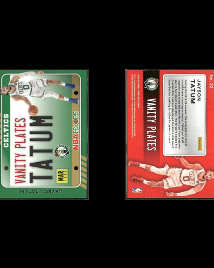 Jayson Tatum Boston Celtics Basketball 9-Card Lot Panini EX