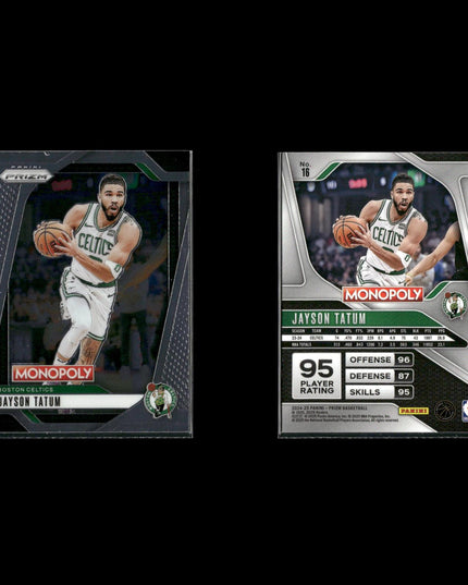 Jayson Tatum Boston Celtics Basketball 9-Card Lot Panini EX