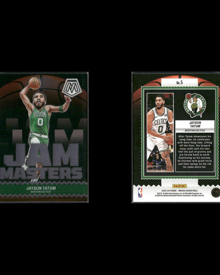 Jayson Tatum Boston Celtics Basketball 9-Card Lot Panini EX
