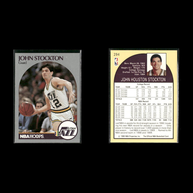John Stockton Utah Jazz Basketball 6-Card Lot NBA Hoops EX