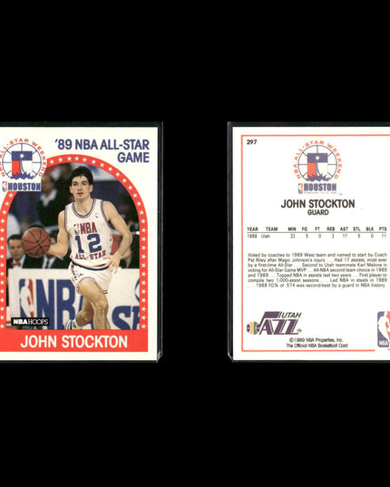 John Stockton Utah Jazz Basketball 6-Card Lot NBA Hoops EX
