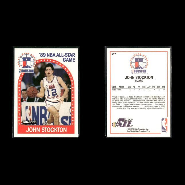 John Stockton Utah Jazz Basketball 6-Card Lot NBA Hoops EX