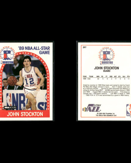 John Stockton Utah Jazz Basketball 6-Card Lot NBA Hoops EX