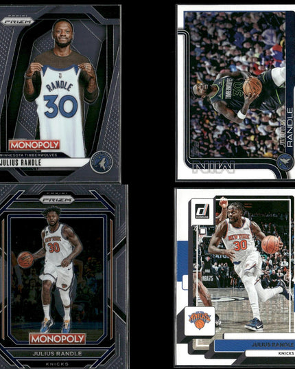 Julius Randle New York Knicks Basketball 4-Card Lot Panini EX