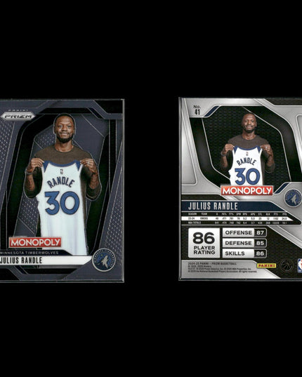 Julius Randle New York Knicks Basketball 4-Card Lot Panini EX