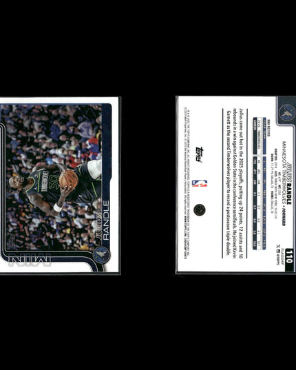 Julius Randle New York Knicks Basketball 4-Card Lot Panini EX
