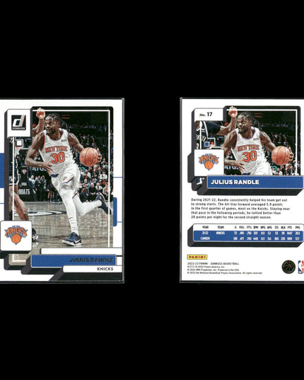 Julius Randle New York Knicks Basketball 4-Card Lot Panini EX