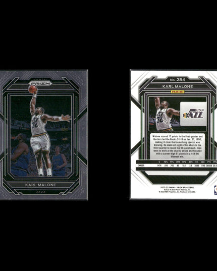 Karl Malone Utah Jazz Basketball 12-Card Lot NBA Hoops EX