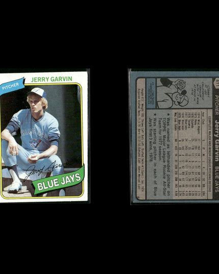 Toronto Blue Jays 1980 Topps Baseball 52-Card Lot Topps VG