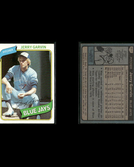 Toronto Blue Jays 1980 Topps Baseball 52-Card Lot Topps VG
