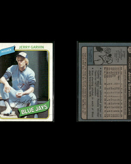 Toronto Blue Jays 1980 Topps Baseball 52-Card Lot Topps VG
