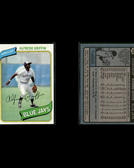 Toronto Blue Jays 1980 Topps Baseball 52-Card Lot Topps VG