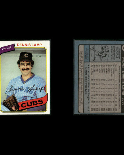 Chicago Cubs 1980 Topps Baseball 44-Card Lot Topps VG