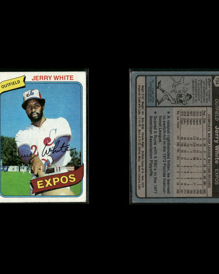 Montreal Expos 1980 Topps Baseball 36-Card Lot Topps VG