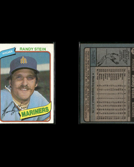 Seattle Mariners 1980 Topps Baseball 46-Card Lot Topps VG