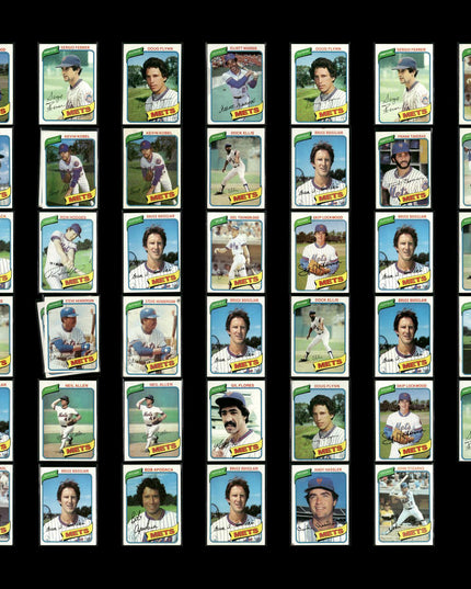 New York Mets 1980 Topps Baseball 41-Card Lot Topps VG