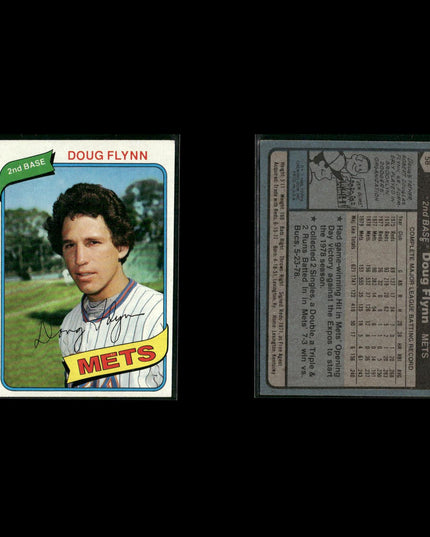 New York Mets 1980 Topps Baseball 41-Card Lot Topps VG