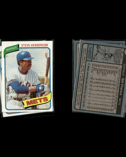 New York Mets 1980 Topps Baseball 41-Card Lot Topps VG