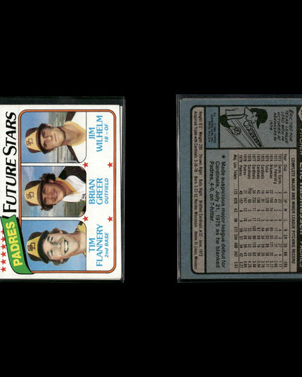 San Diego Padres 1980 Topps Baseball 33-Card Lot Topps VG