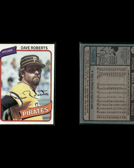 Pittsburgh Pirates 1980 Topps Baseball 42-Card Lot Topps VG