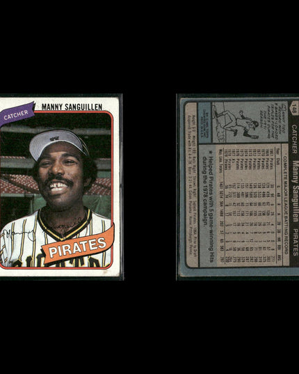 Pittsburgh Pirates 1980 Topps Baseball 42-Card Lot Topps VG