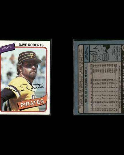 Pittsburgh Pirates 1980 Topps Baseball 42-Card Lot Topps VG