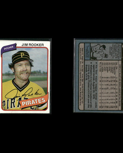 Pittsburgh Pirates 1980 Topps Baseball 42-Card Lot Topps VG