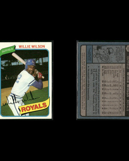 Kansas City Royals 1980 Topps Baseball 49-Card Lot Topps VG