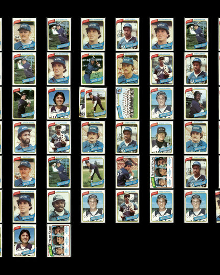 Chicago White Sox 1980 Topps Baseball 51-Card Lot Topps VG