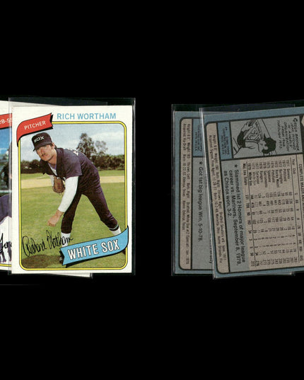 Chicago White Sox 1980 Topps Baseball 51-Card Lot Topps VG