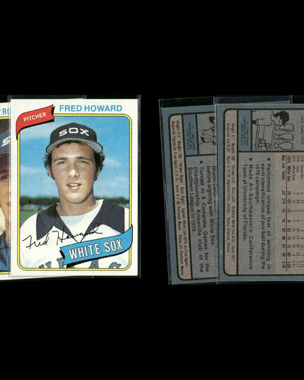 Chicago White Sox 1980 Topps Baseball 51-Card Lot Topps VG