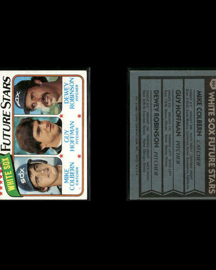 Chicago White Sox 1980 Topps Baseball 51-Card Lot Topps VG
