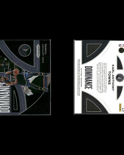 Karl Anthony Towns Minnesota Timberwolves Basketball 39-Card Lot Panini EX