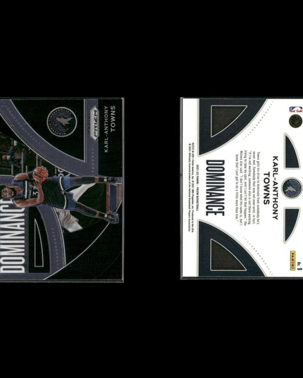 Karl Anthony Towns Minnesota Timberwolves Basketball 39-Card Lot Panini EX