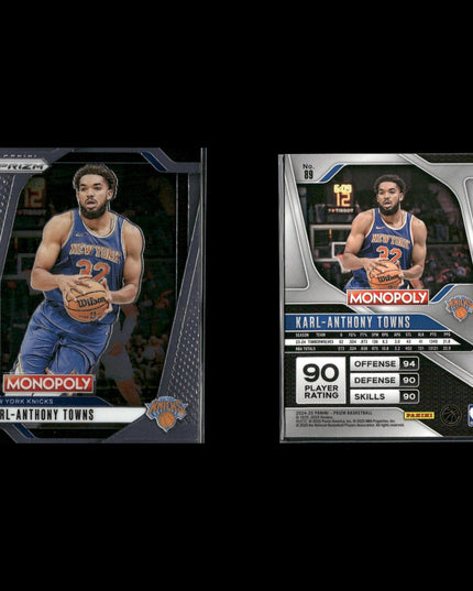 Karl Anthony Towns Minnesota Timberwolves Basketball 39-Card Lot Panini EX