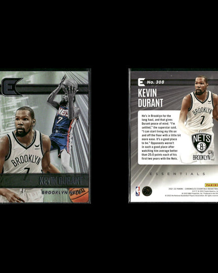 Kevin Durant Oklahoma City Thunder Basketball 8-Card Lot Panini EX