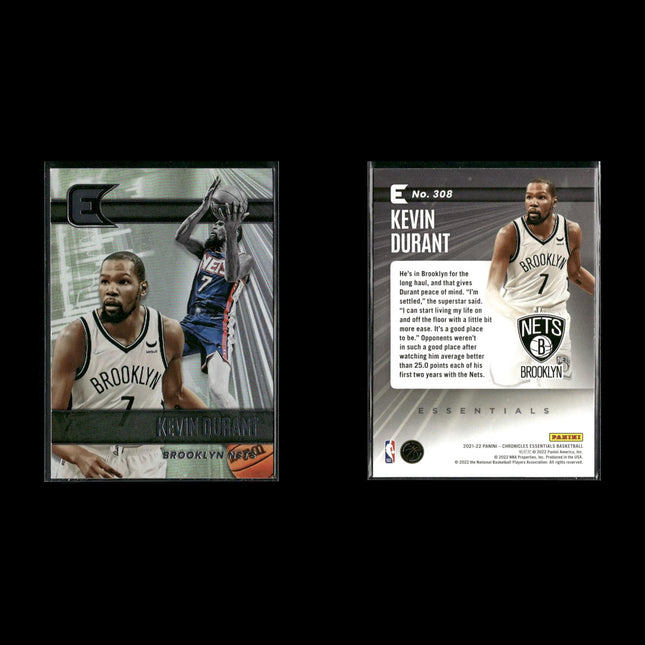 Kevin Durant Oklahoma City Thunder Basketball 8-Card Lot Panini EX