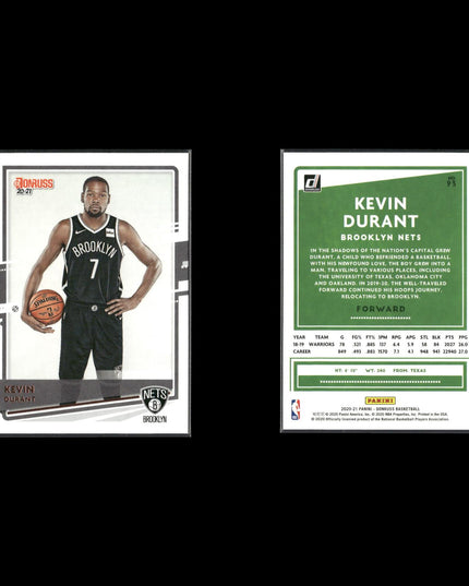 Kevin Durant Oklahoma City Thunder Basketball 8-Card Lot Panini EX