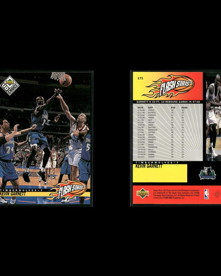 Kevin Garnett Minnesota Timberwolves Basketball 6-Card Lot Upper Deck EX