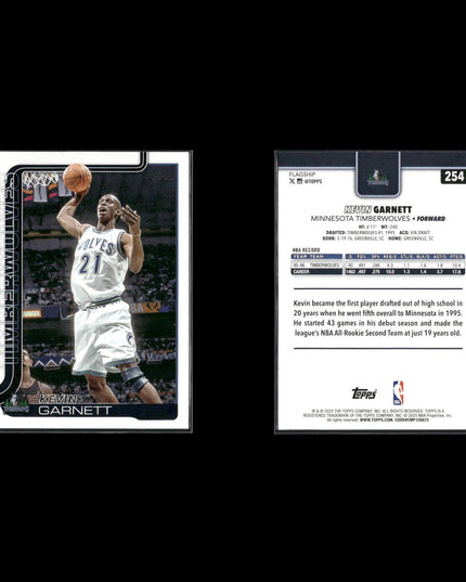 Kevin Garnett Minnesota Timberwolves Basketball 6-Card Lot Upper Deck EX