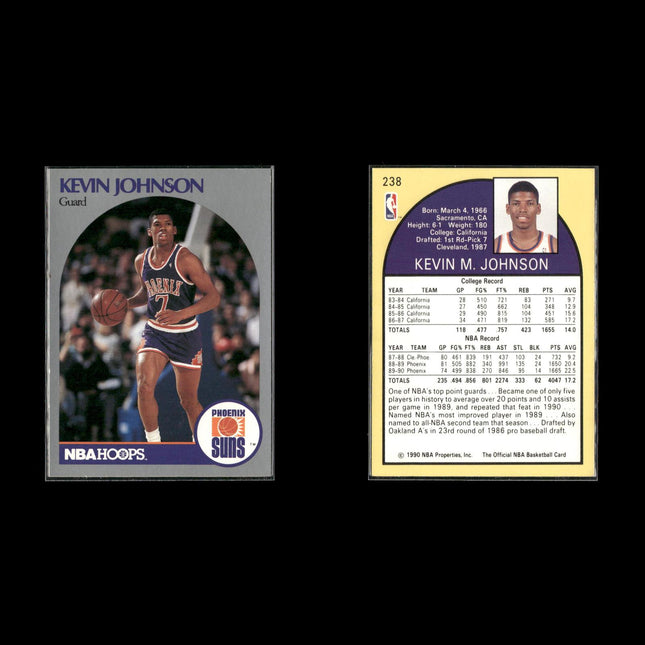 Kevin Johnson Phoenix Suns Basketball 5-Card Lot NBA Hoops EX